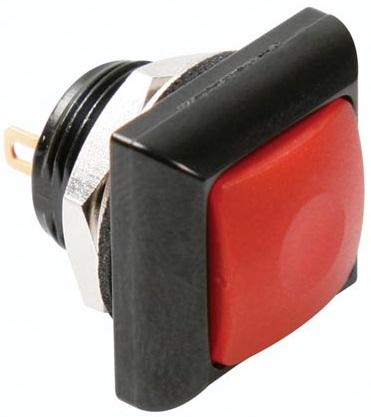 Pulsador OFF - (ON) SPST 1P (Vermelho) - VELLEMAN