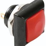 Pulsador OFF - (ON) SPST 1P (Vermelho) - VELLEMAN