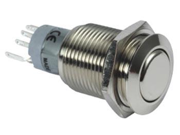 Pulsador Metálico SPDT 1NO 1NC - VELLEMAN