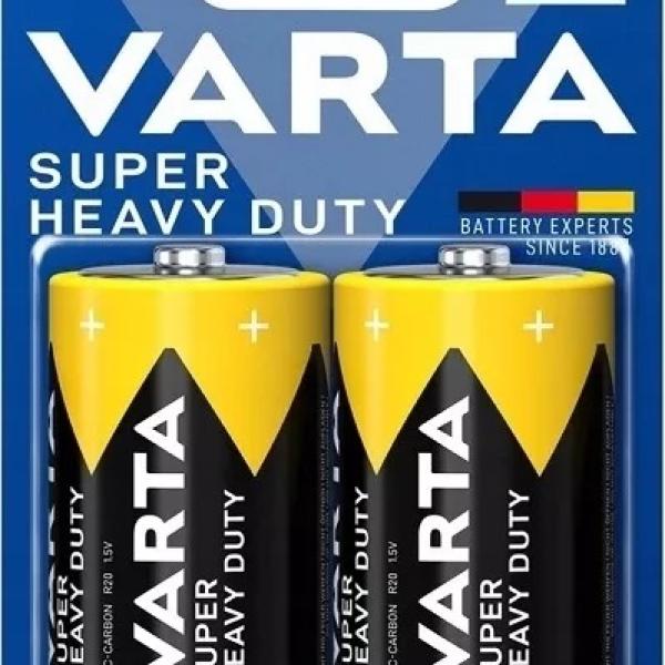 Pack 2x Pilhas D / R20 1,5V - VARTA SUPERLIFE (2020)