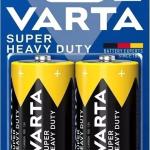 Pack 2x Pilhas D / R20 1,5V - VARTA SUPERLIFE (2020)