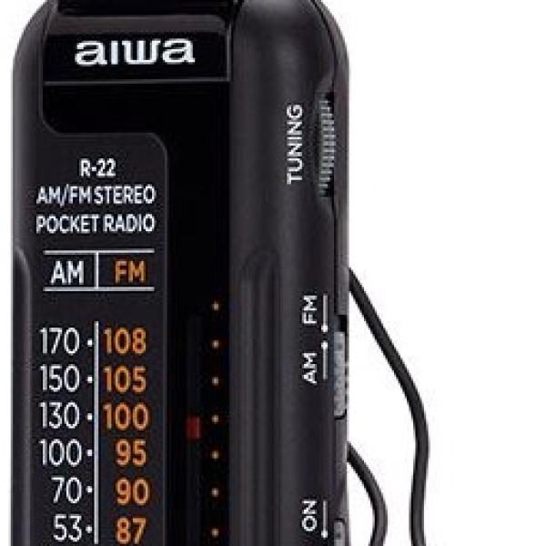 Mini Rádio de Bolso (Preto) - AIWA