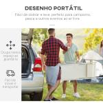 Conjunto de 2 Espreguiçadeiras Dobráveis de Alumínio com Encosto Ajustável em 5 Posições e Apoio de Cabeça 60x100x85 cm Branco