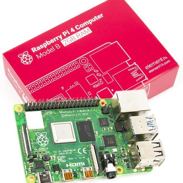 Micro Computador Raspberry Pi 4 Model B 2GB - RASPBERRY