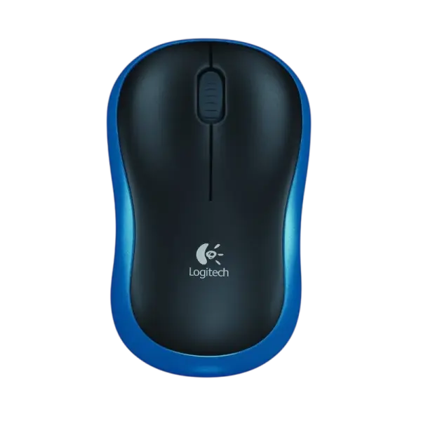 Rato Óptico RF Wireless s/ Fios (Azul/Preto) - Logitech M185