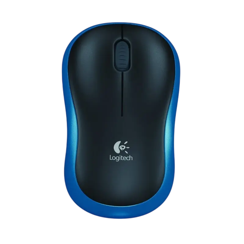 Rato Óptico RF Wireless s/ Fios (Azul/Preto) - Logitech M185