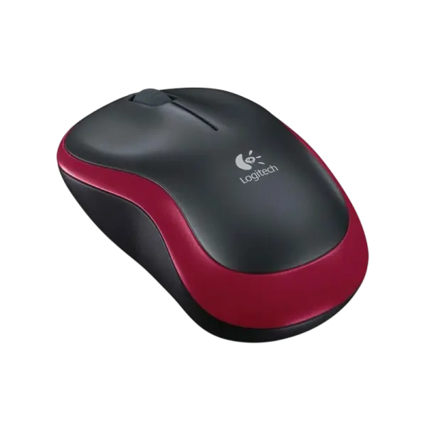 Rato Óptico RF Wireless s/ Fios (Vermelho/Preto) - Logitech M185