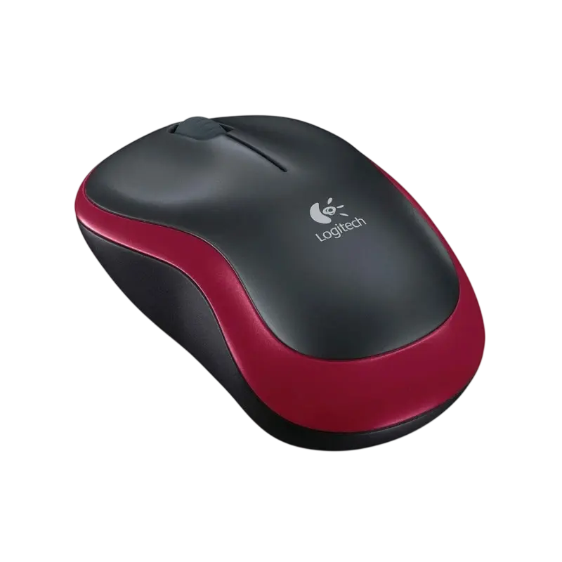 Rato Óptico RF Wireless s/ Fios (Vermelho/Preto) - Logitech M185