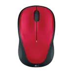 Rato Óptico s/ Fios Wireless (Preto/Vermelho) - Logitech M235 RF