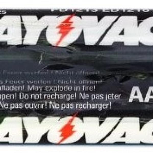 Blister 2 Pilhas Alcalinas LR61 AAAA - RAYOVAC