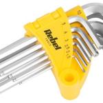 Kit de 9 Chaves Sextavadas (Blister) - REBEL