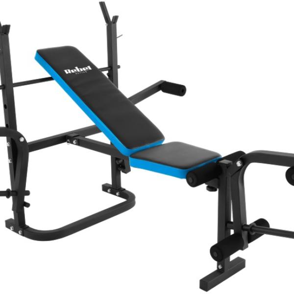 Banco de Musculação Multifuncional Ajustável - REBEL ACTIVE