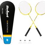 Conjunto de Badminton 6 Peças (Amarelo) - REBEL ACTIVE