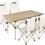 Conjunto de Mesa Quick Fold c/ 4 Cadeiras - REBEL