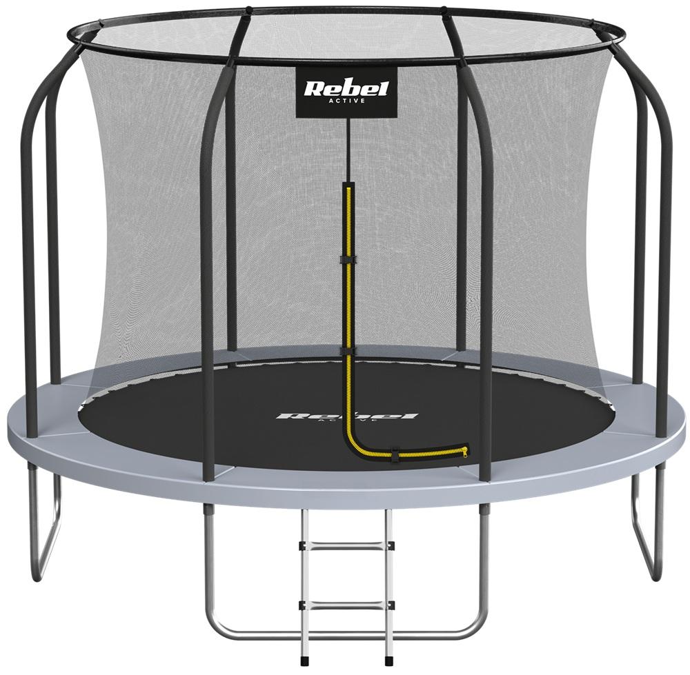 Trampolim Active Pro c/ Rede de Proteção e Escadas (Ø305cm) - REBEL