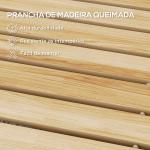 Estrado de Ripas de Madeira Enrolável 120x38 cm Resistente às Intempéries Decoração de Jardim para Praia Festa Natural