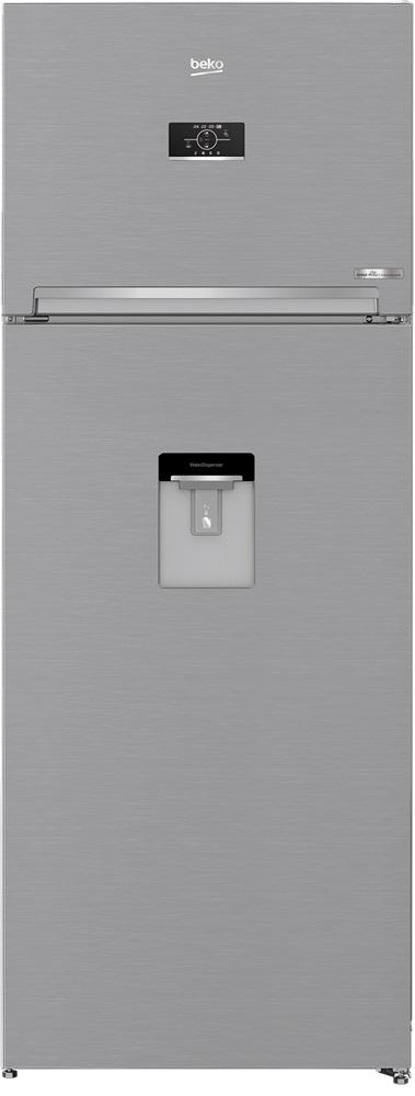 Frigorífico 2 Portas c/ Congelador RDNE455E40DXBN 406L (Prateado) - BEKO