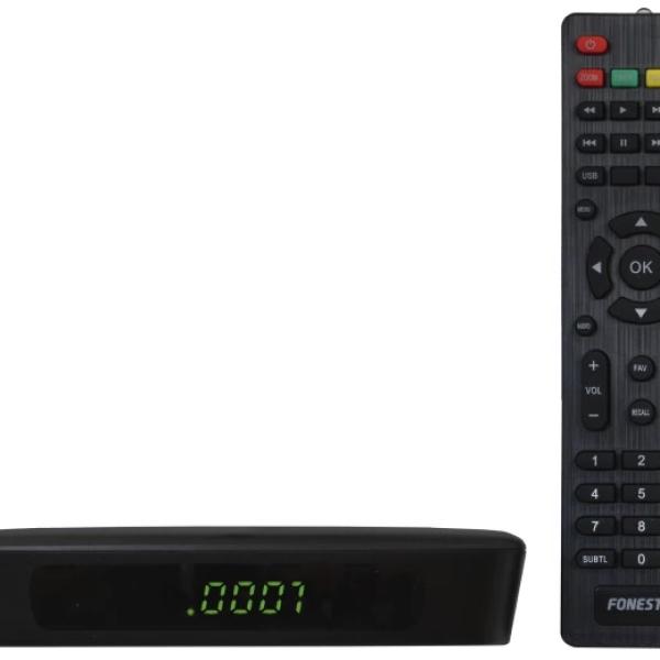 Receptor TDT + Cabo (DVB - T2/DVB - T/DVB - C) Full HD H.265 - FONESTAR