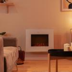 Lareira Elétrica Ready Warm 2690 Flames Connected 26 2000W (Branco) - CECOTEC