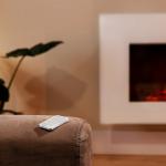 Lareira Elétrica Ready Warm 2690 Flames Connected 26 2000W (Branco) - CECOTEC