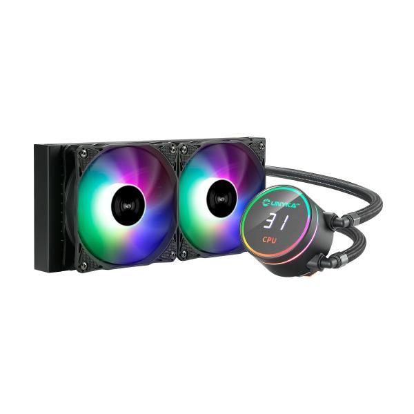 Water Cooler CPU AquaStorm 240 120mm (Preto) - UNYKACH