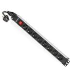 Régua Tomadas de Alimentaçao PDU Salicru SPS PDU 8 Tomadas Tipo Schuko 19" 1U
