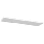 Conjunto de 4 Candeeiros de Teto Reguláveis em Cor com Interruptor DIP e de Parede 3000K/4000K/6000K 120x30x3,7 cm Branco