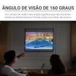 Tela de Projeção Manual 100 Polegadas Ecrã de Projeção Formato 4:3/16:9 para Interior e Exterior Cinema em Casa Escritório Pátio Branco