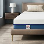 Colchão 190x90 cm Espessura 20 cm Colchão Viscoelástico com Chá Verde Firmeza Média Cama Refrescante com Espuma de Gel