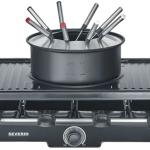 Grelhador Raclette c/Fondue RG 2347 1400W (Preto) - SEVERIN