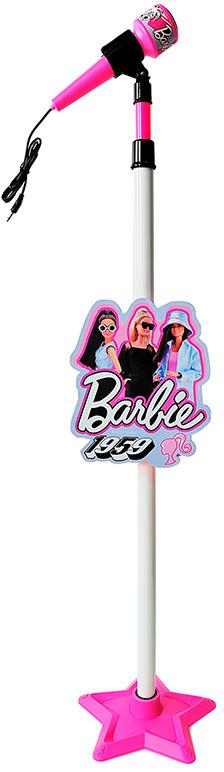 Microfone Pé com Amplificador e MP3 Barbie - REIG