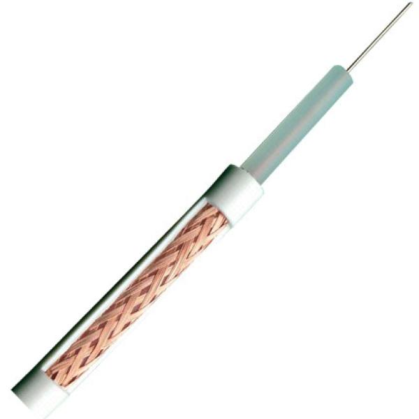 Bobine Cabo Coaxial RG59 Branco (300 mts)