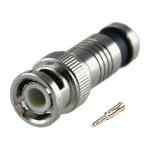 Ficha BNC Macho Compressão RG59