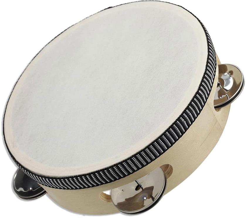 Pandeireta Madeira 15,5 cm 5 Címbalos - REIG