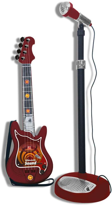 Guitarra e Microfone Peq. Ultrasonic - REIG