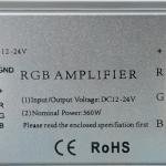 Repetidor/Amplificador RGB de 12V - 24V 360~720W 3x 10A