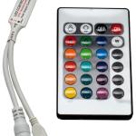 Controlador de Fita de LEDs RGB (144W) c/ Comando à Distância