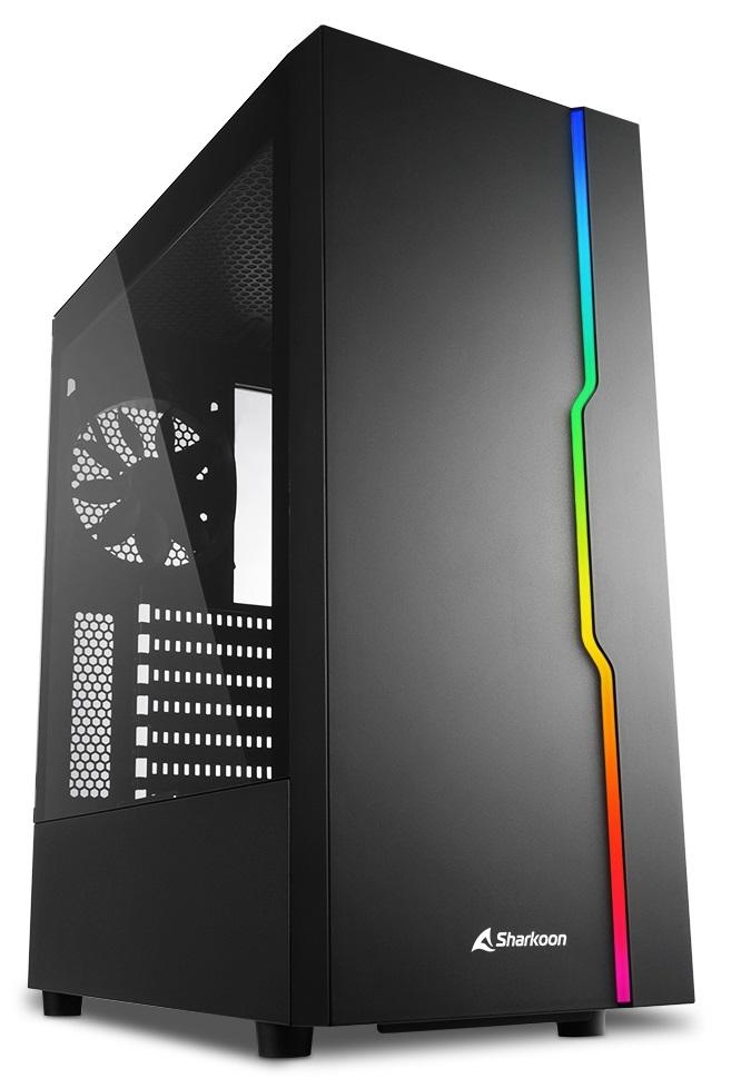 Caixa ATX Sharkoon RGB Slider (Preta)
