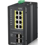 Switch RGS200 - 12P Gerido L2 Gigabit Ethernet 1000 Mbit/s (PoE) Preto - ZYXEL