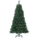 Árvore de Natal Artificial 180 cm com 760 Ramos de Arame de Memória e Base Recolhível Árvore de Natal Verde