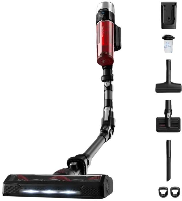 Aspirador Vertical X - Force Flex 9.60 Animal Care 0.4L 250W (Preto/Vermelho) - ROWENTA