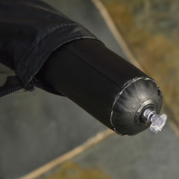 Rede Mosquiteira para Chapéus de Sol de Jardim Ø3m Cobertura de Rede de Chapéu de Sol com Zíper e Tubo Enchido com Água para Terraço Balcão Exterior Preto