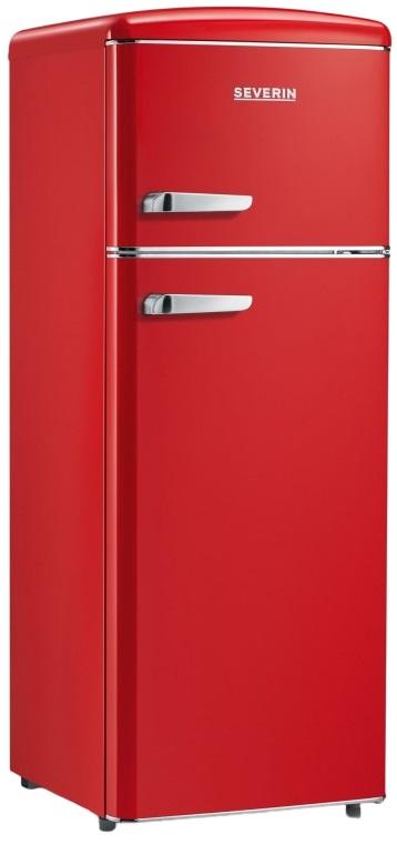 Frigorífico c/ Congelador RKG 8930 206L (Vermelho) - SEVERIN