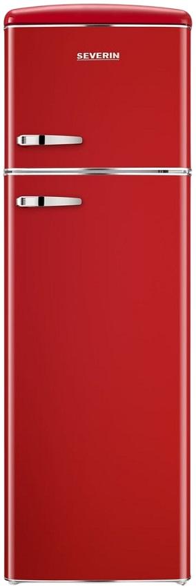 Frigorífico c/ Congelador RKG 8983 246L (Vermelho) - SEVERIN
