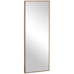 Espelho de Parede Espelho de Corpo Inteiro Estilo Moderno Decoração para Sala de Estar Dormitório Entrada 45x125 cm Madeira