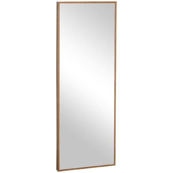 Espelho de Parede Espelho de Corpo Inteiro Estilo Moderno Decoração para Sala de Estar Dormitório Entrada 45x125 cm Madeira