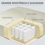 Poltrona Sala de Estar Individual em Borrego com Apoio para a Cabeça e Pés de Metal 71x65x90 cm Creme