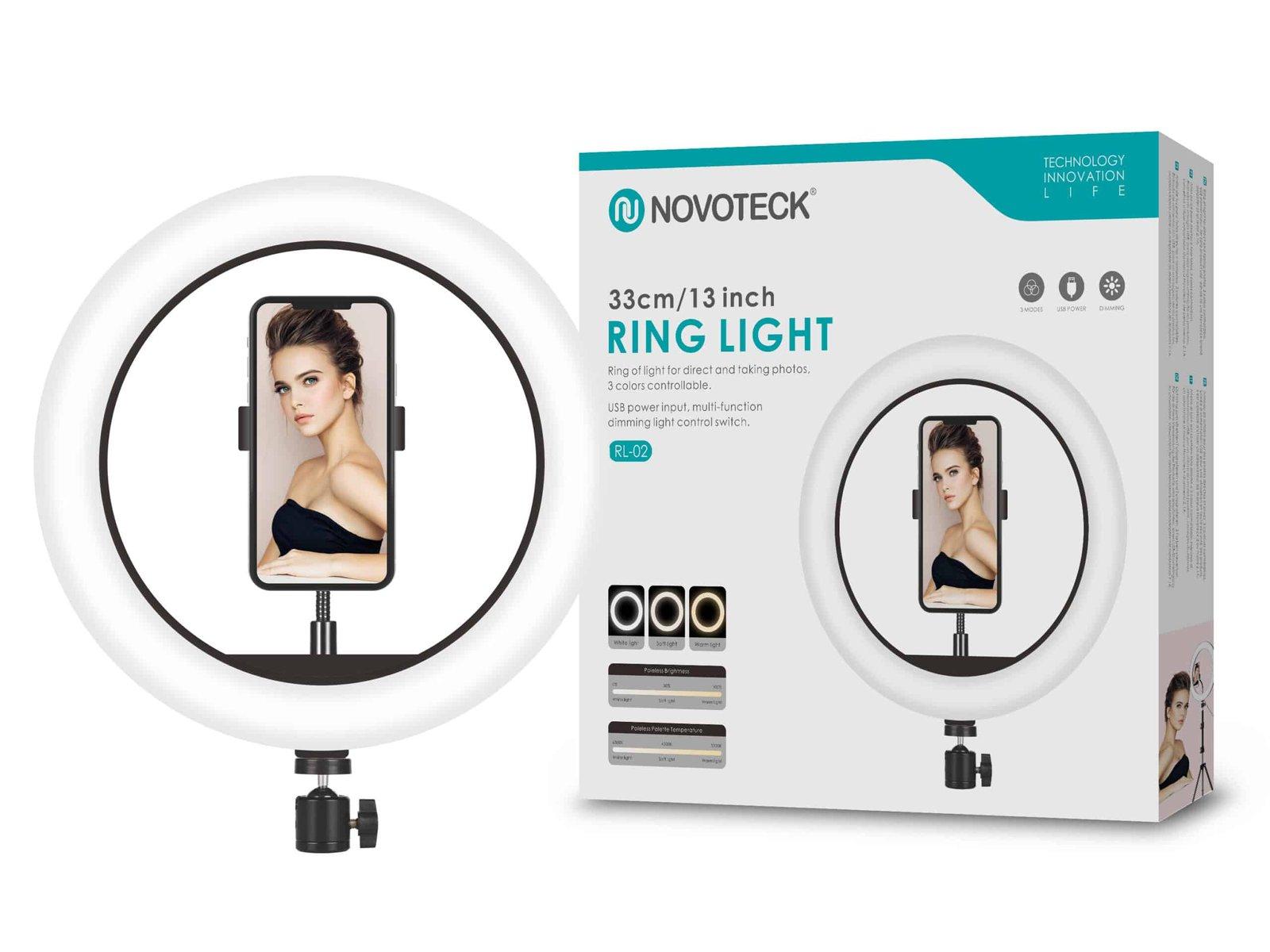 Ring light Novoteck 33cm sem tripé RL-02