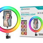 Ring light RGB Novoteck 26cm sem tripé RL - 04