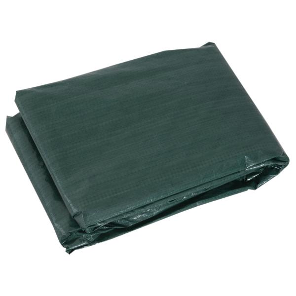 Capa Protetora para Móveis Retangular Cobertura de Móveis para Jardim Impermeável para Terraço Varanda 235x190x90 cm Verde
